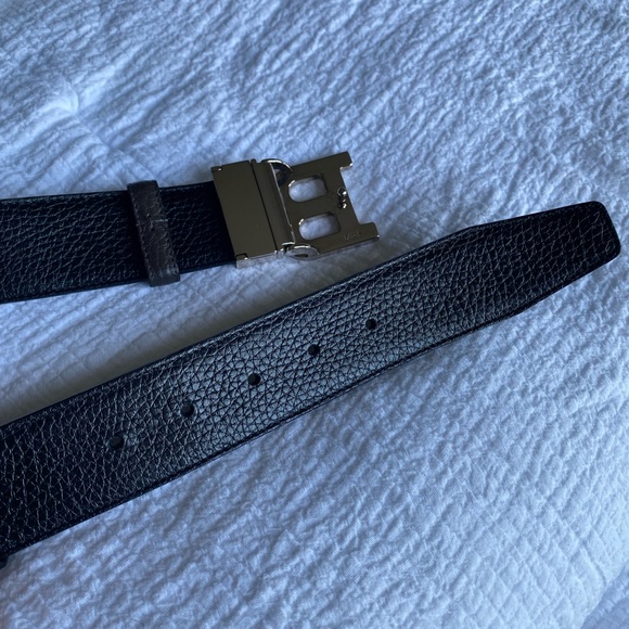 Bally two-sided reversible leather belt brown/black - Picture 4 of 6